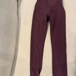lululemon extra high waisted purple wunder under leggings 28’